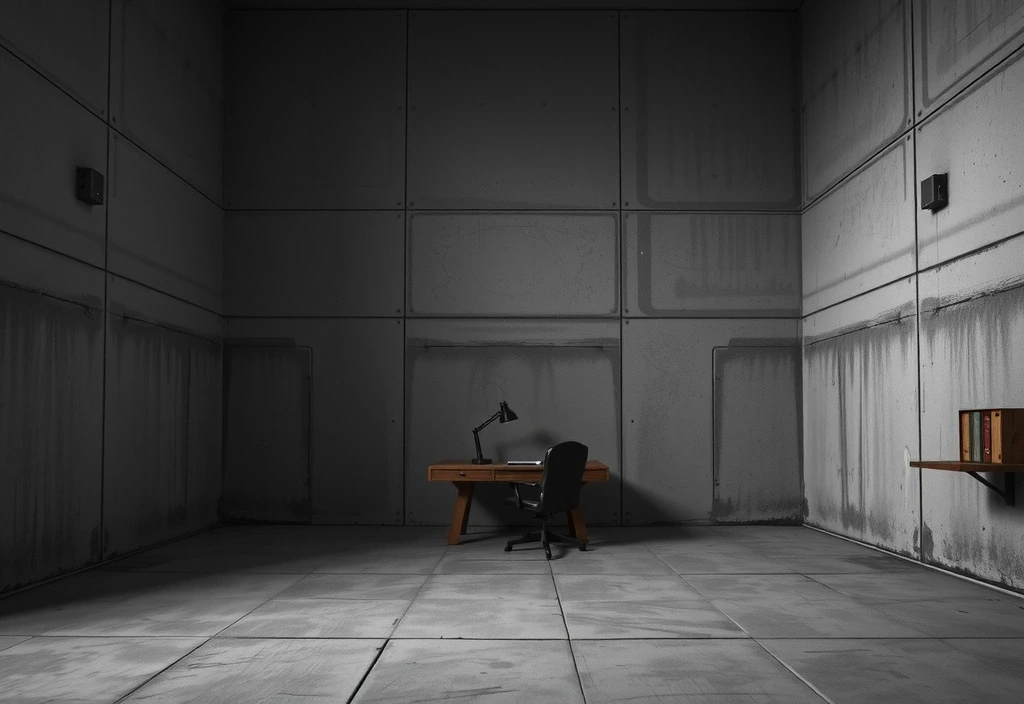 Minimalistischer Raum